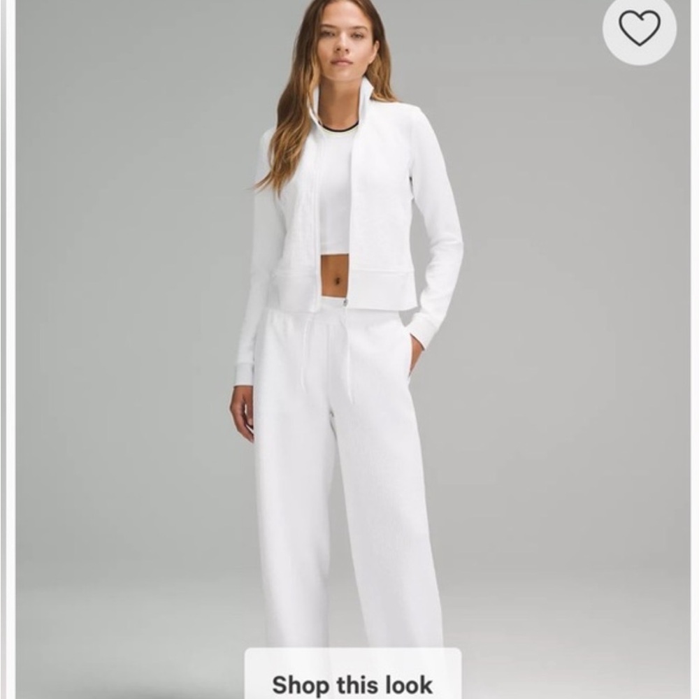 Lululemon Athletica White Wide Leg Pants